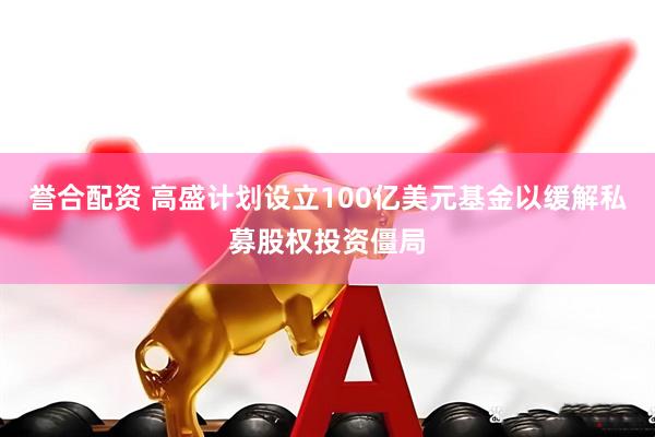 誉合配资 高盛计划设立100亿美元基金以缓解私募股权投资僵局